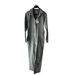 Faherty Overland Twill Jumpsuit Olive Green Organic Cotton XS NWT $228‎